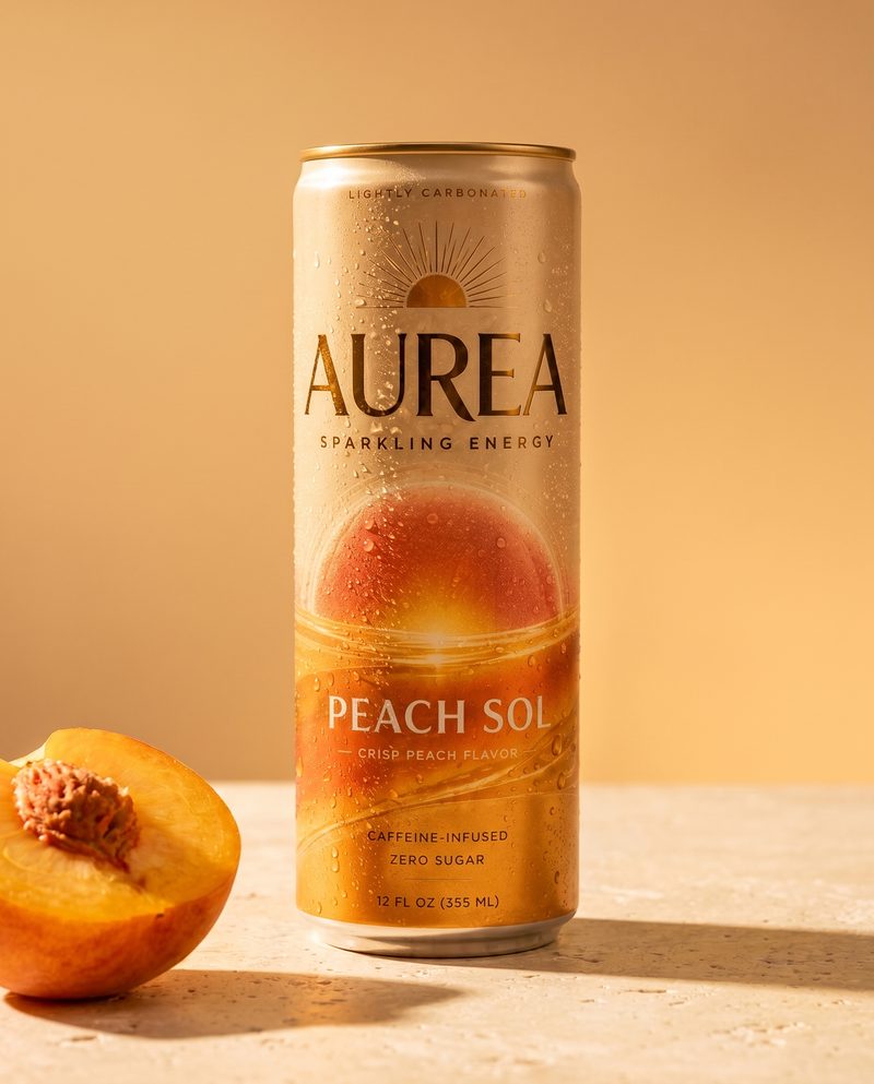 AUREA Peach Sol flavor portrait