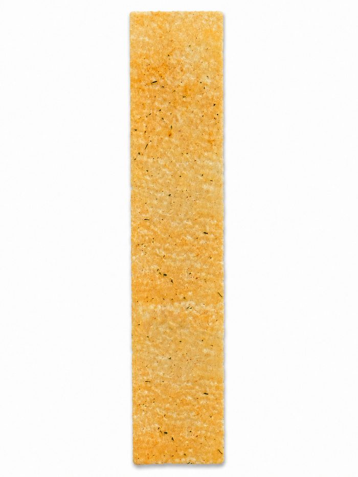 Clean isolated Salami Pizza cracker cutout