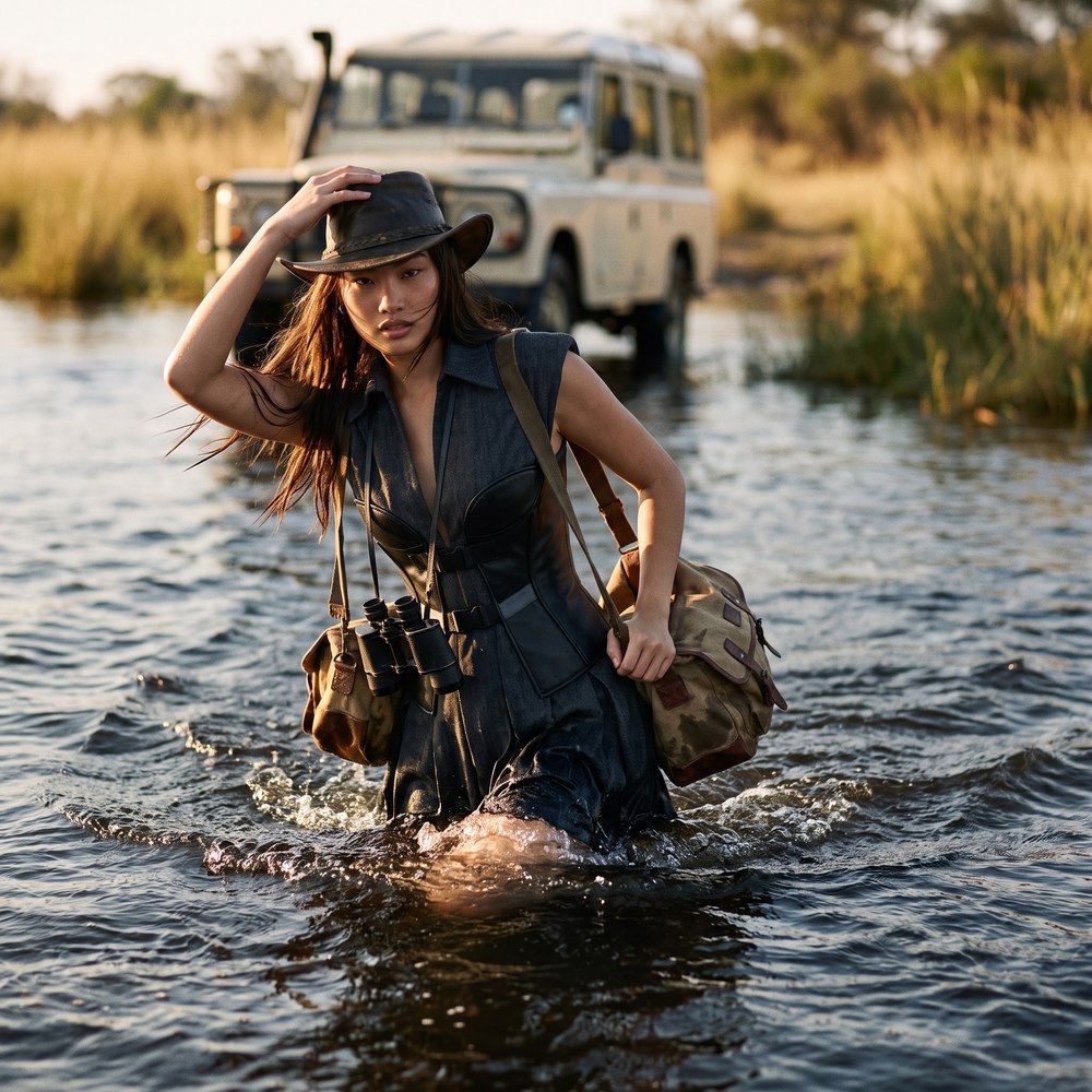Safari campaign — river crossing
